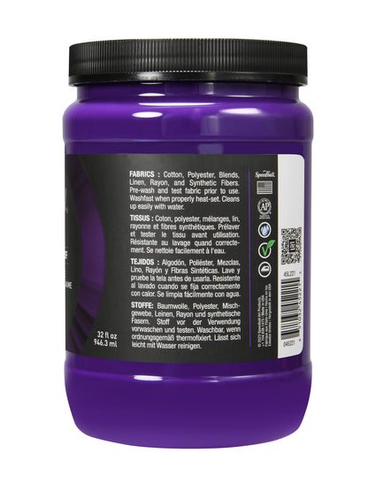 Speedball Flex Fabric Screen Printing Ink 946ml – Bright Plum