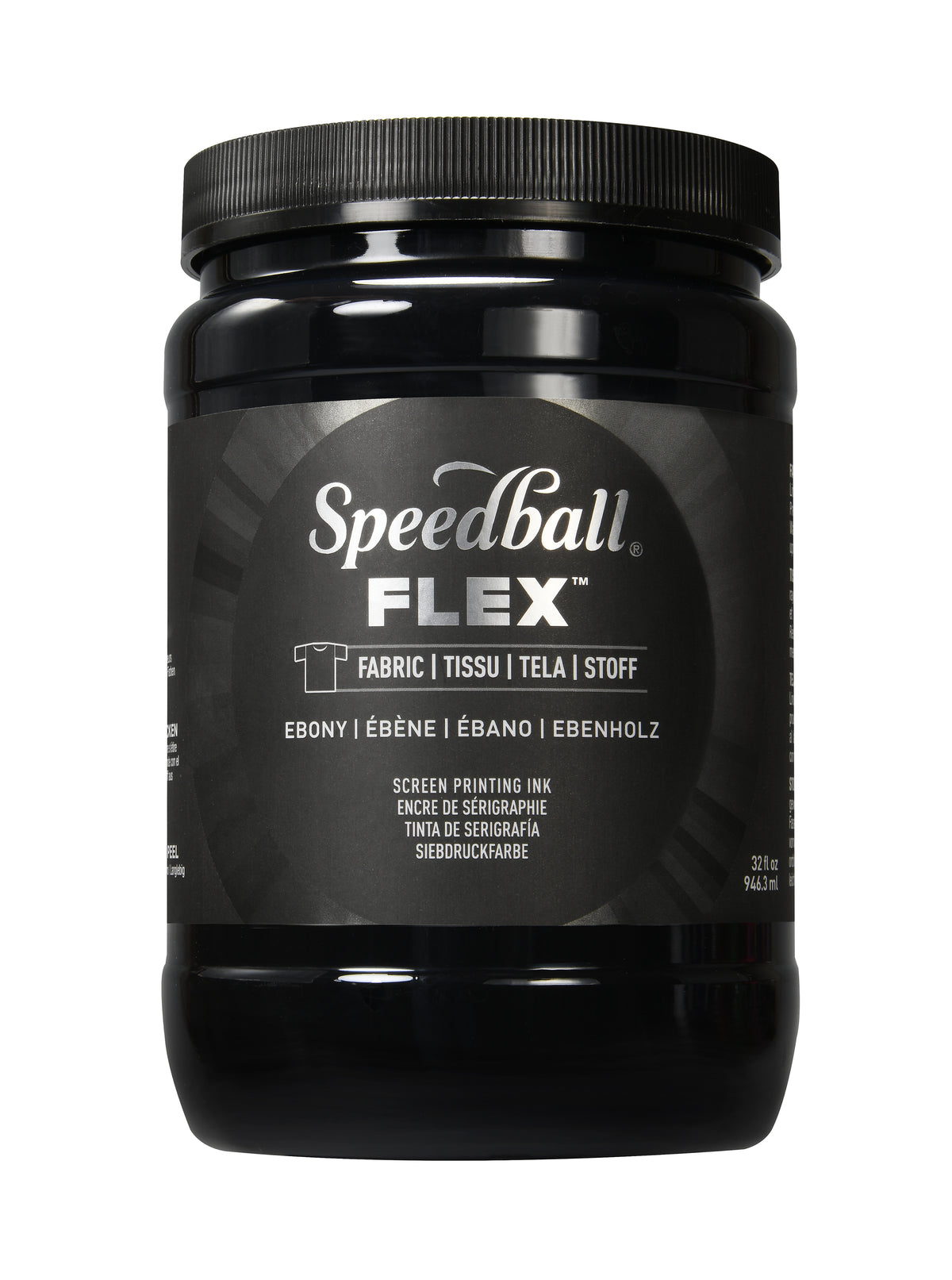 Speedball Flex Fabric Screen Printing Ink 946ml – Ebony