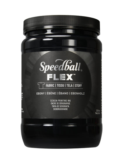 Speedball Flex Fabric Screen Printing Ink 946ml – Ebony