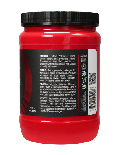 Speedball Flex Fabric Screen Printing Ink 946ml – Chili Pepper