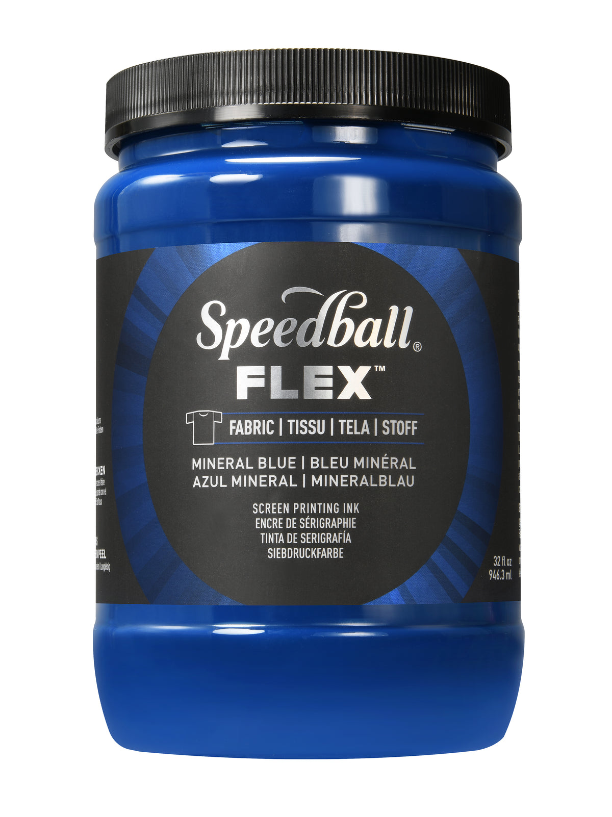 Speedball Flex Fabric Screen Printing Ink 946ml – Mineral Blue