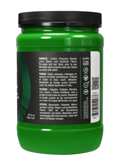 Speedball Flex Fabric Screen Printing Ink 946ml – Spring Green