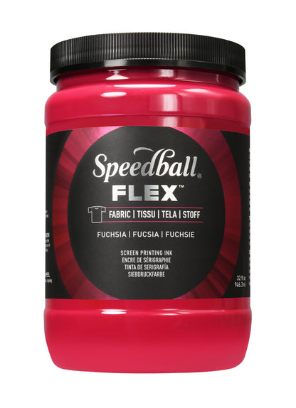Speedball Flex Fabric Screen Printing Ink 946ml – Fuchsia