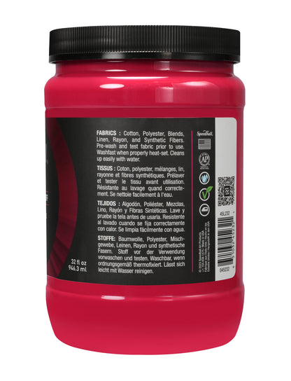 Speedball Flex Fabric Screen Printing Ink 946ml – Fuchsia