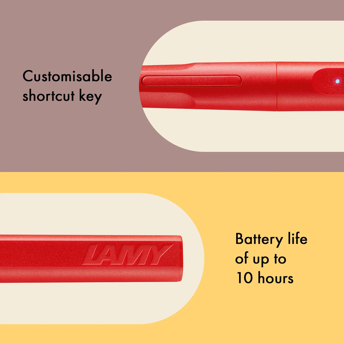 LAMY Safari Note+ Digital Pen for Apple iPad – Red