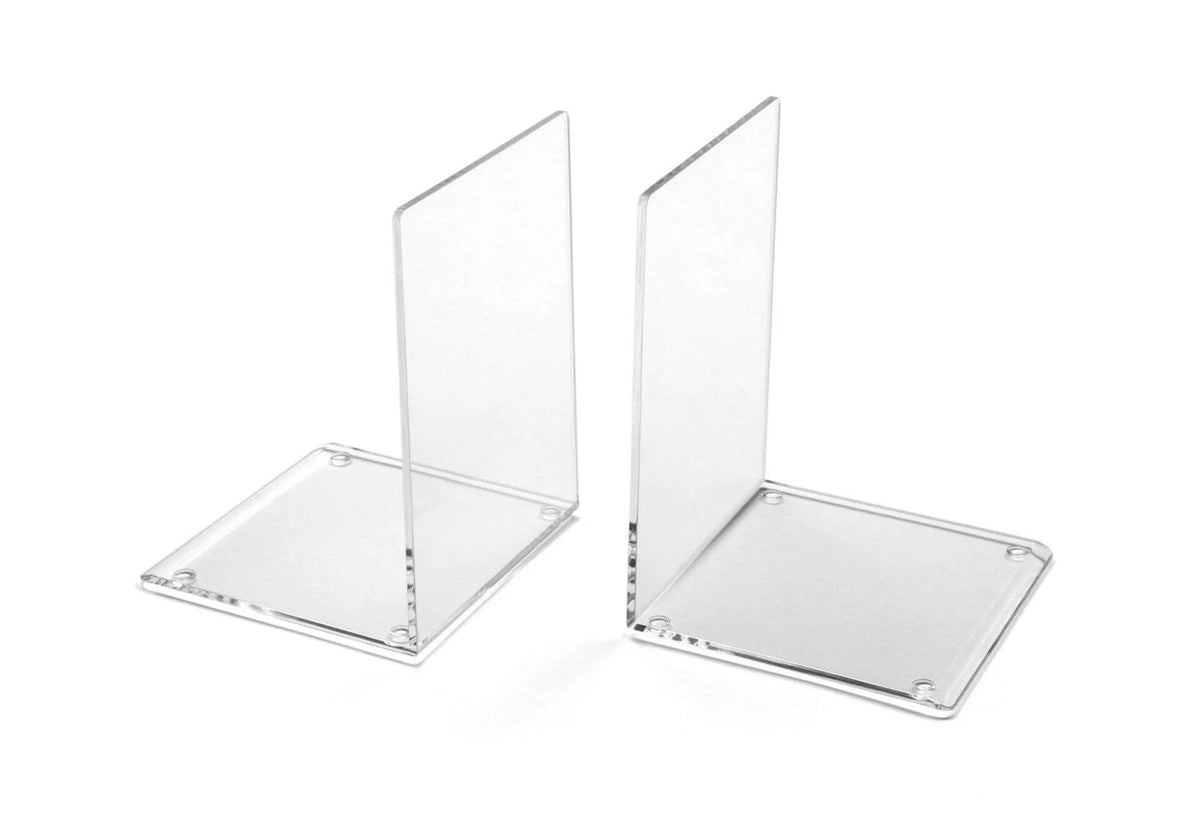 Clear Acrylic Bookends – Pack of Two | ABE-1