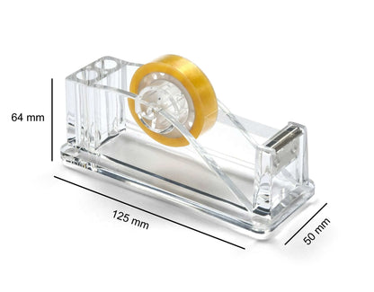 Clear Acrylic Tape Holder with Tape | 3036