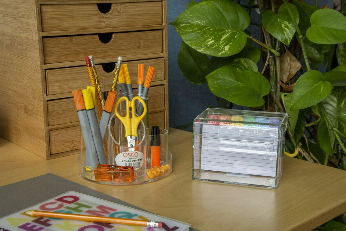 Clear Acrylic 5 x 3-inch Index Box | AIBOX-S