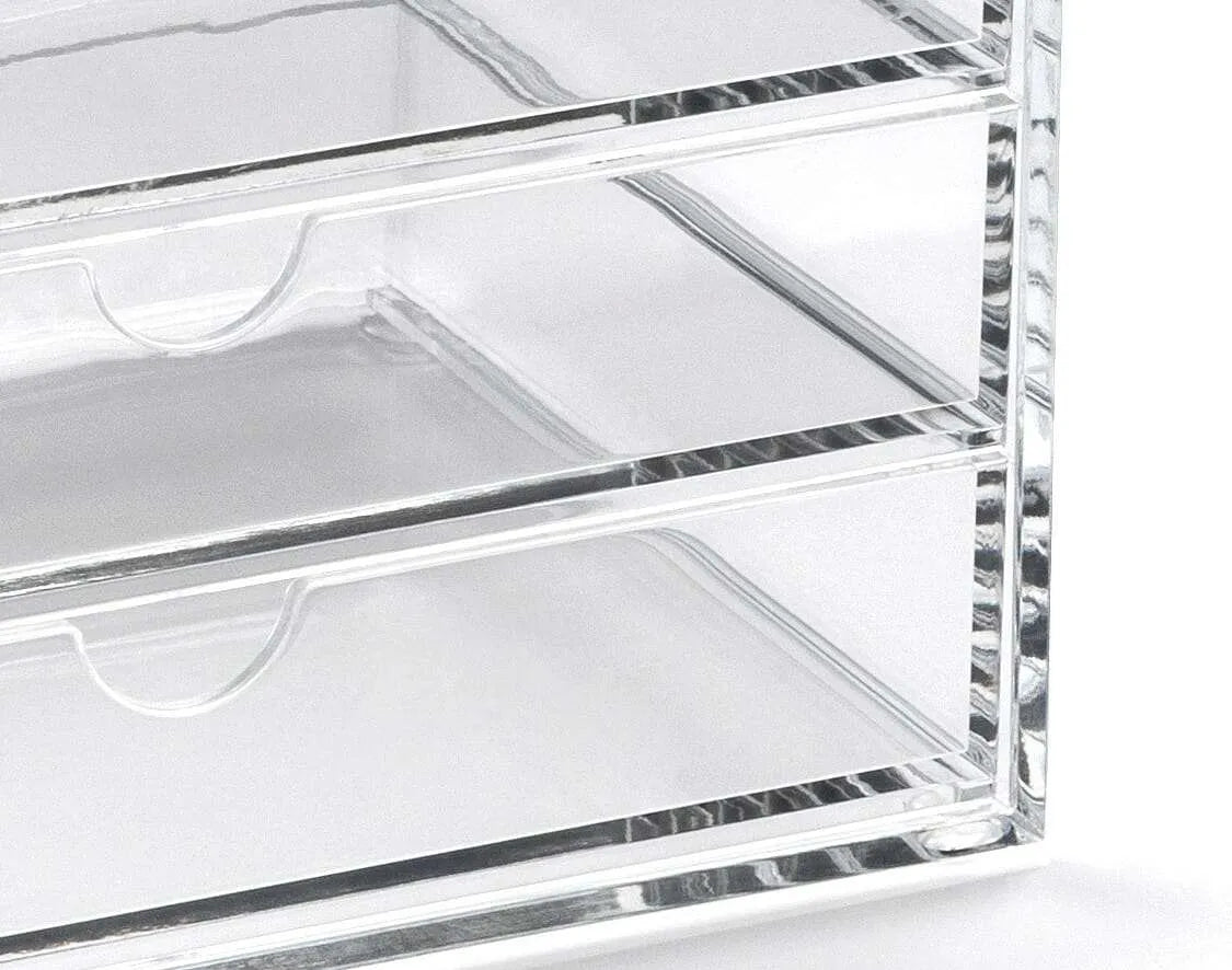 Clear Acrylic Three-Drawer Chest | A3276
