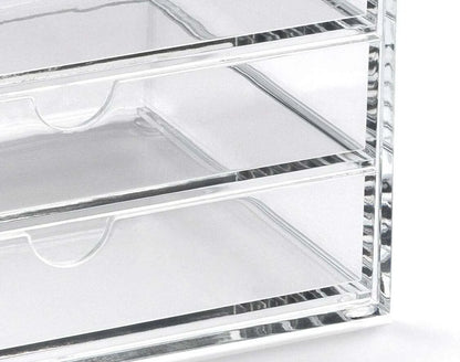 Clear Acrylic Three-Drawer Chest | A3276