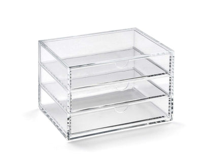 Clear Acrylic Three-Drawer Chest | A3276