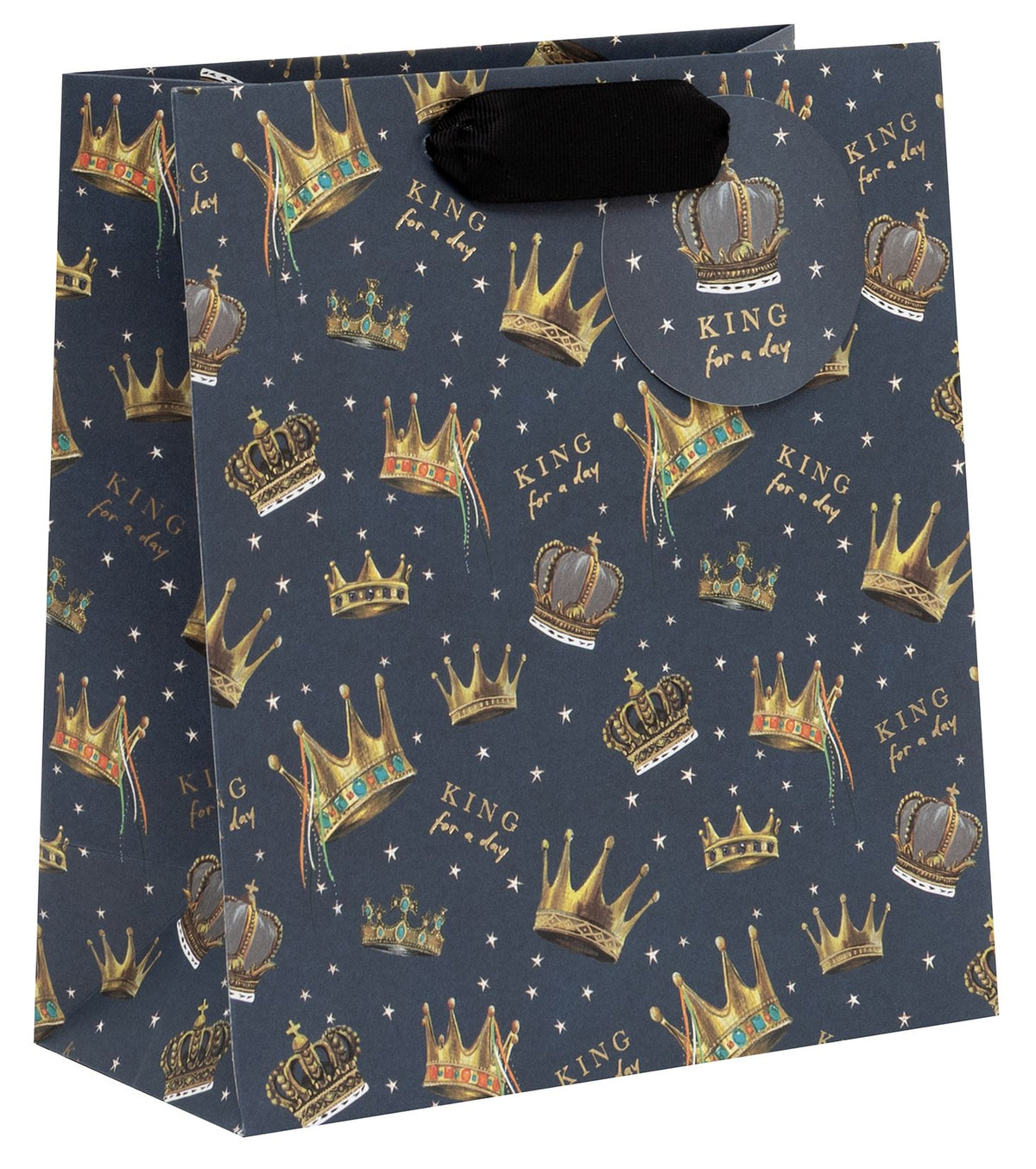 King for a Day Medium Gift Bag by Stephanie Davies