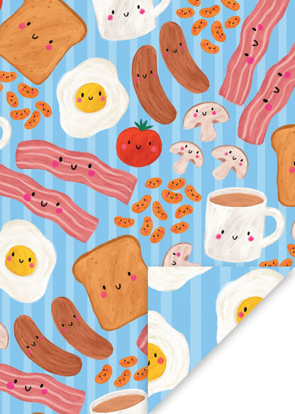 Glick Gift Wrap (Single Sheet) - Fry Up Friends