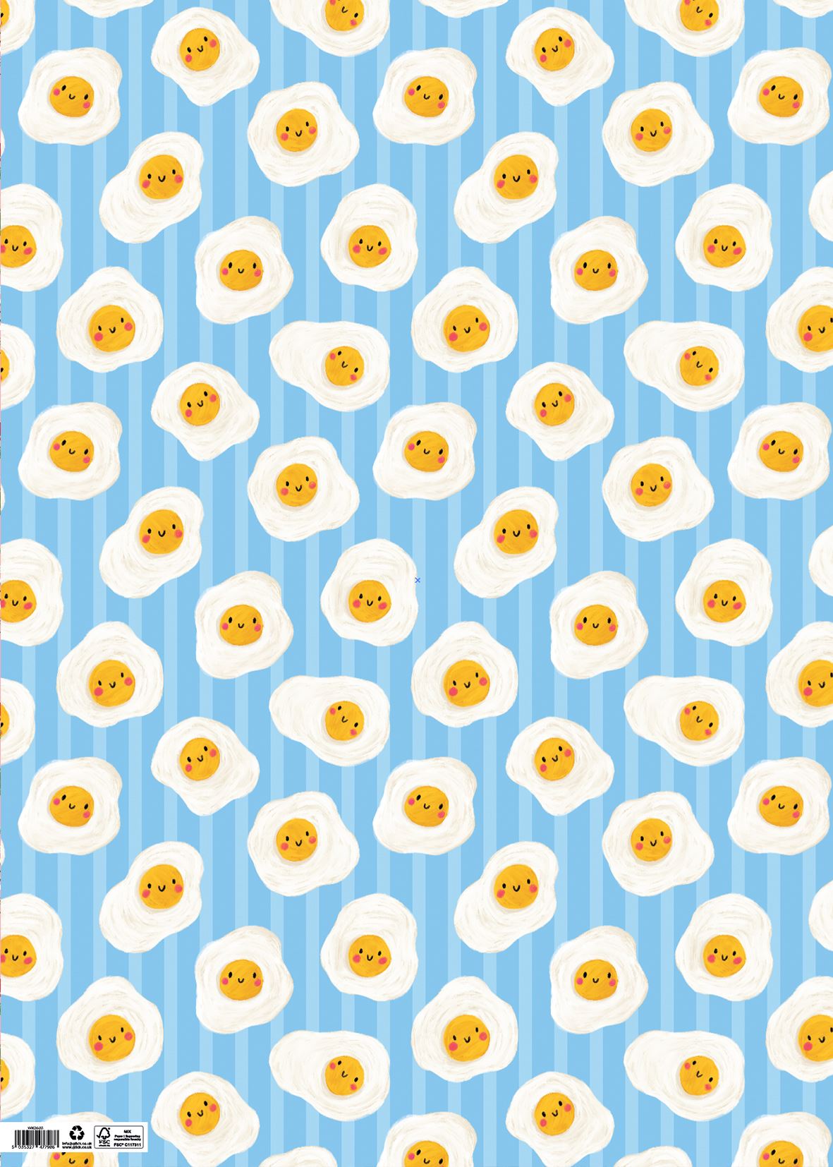 Glick Gift Wrap (Single Sheet) - Fry Up Friends