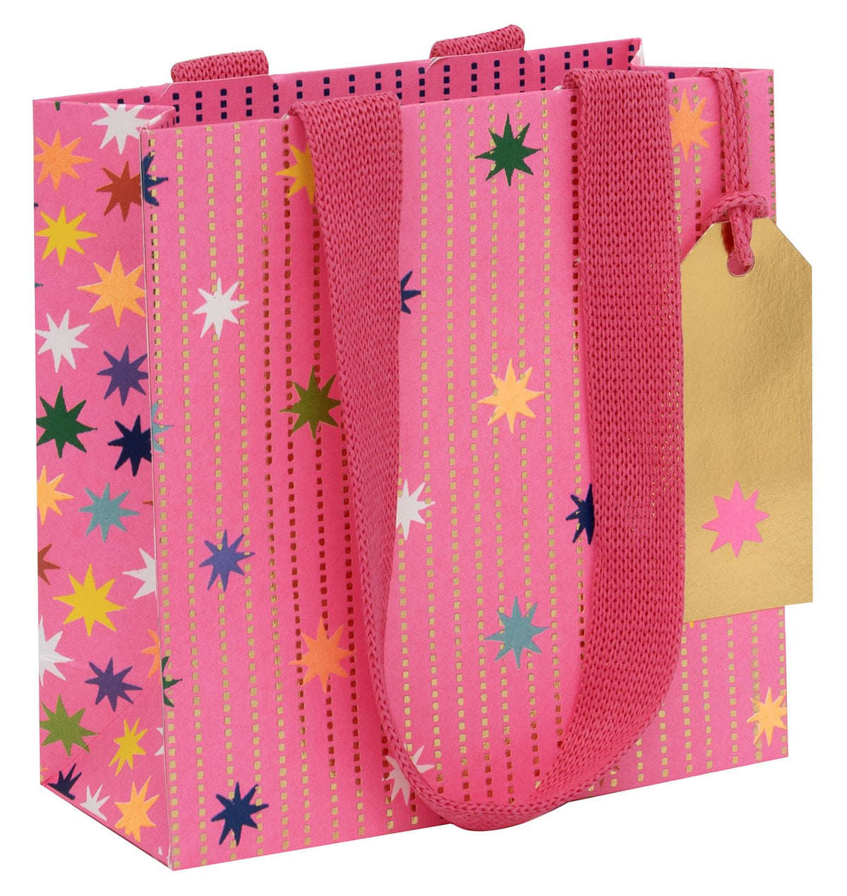 Star Garland Pink Small Gift Bag by Paper Salad
