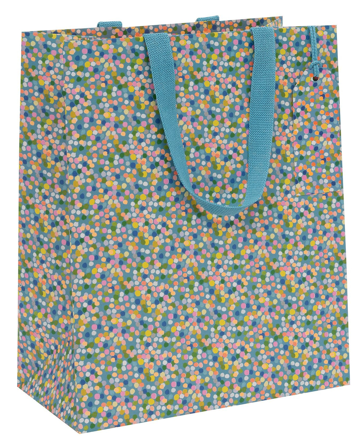 Dotty Blue Large Gift Bag by Paper Salad