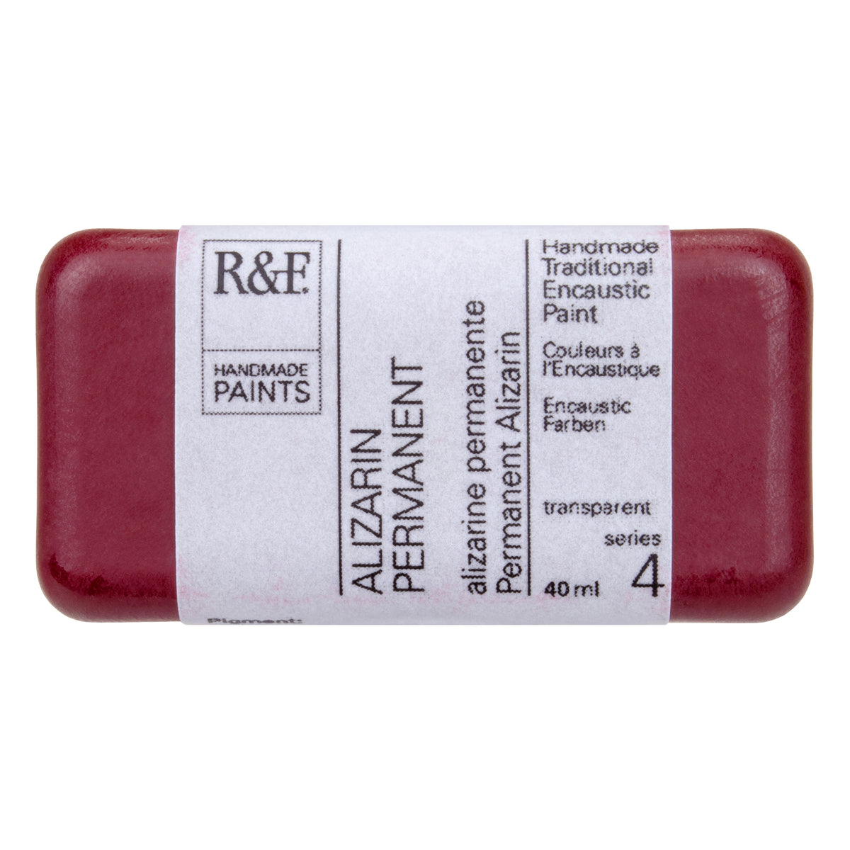 R&F Encaustic Paint 40ml – Alizarin Permanent