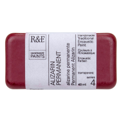 R&F Encaustic Paint 40ml – Alizarin Permanent