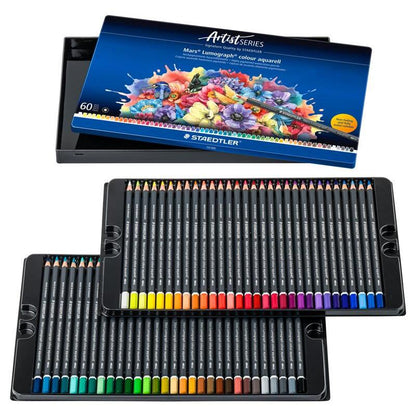 Staedtler Mars Lumograph aquarell watercolour pencils, tin of 60 – view 2