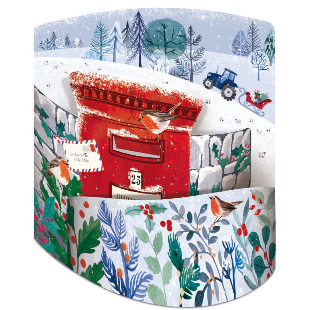Christmas Post 3D Boxed Christmas Card
