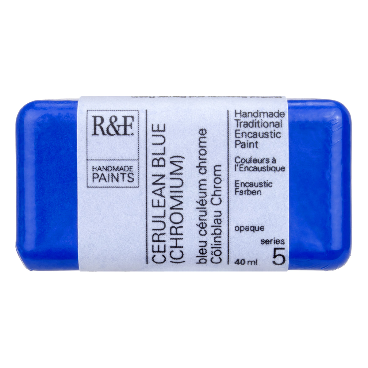 R&F Encaustic Paint 40ml – Cerulean Blue (Chromium)