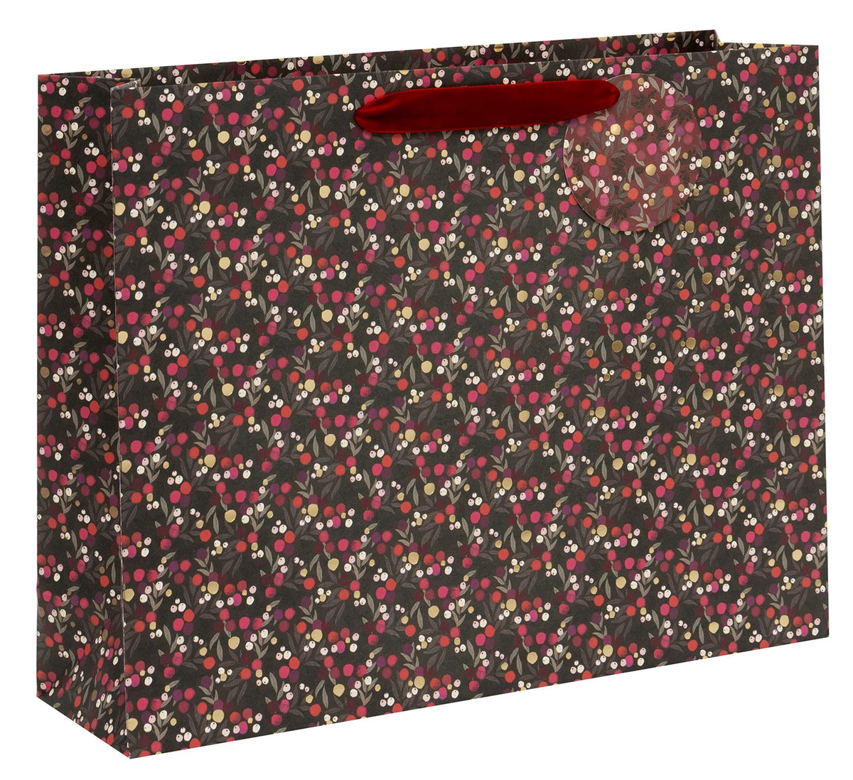 Bright Berries Large Landscape Gift Bag by Stephanie Davies