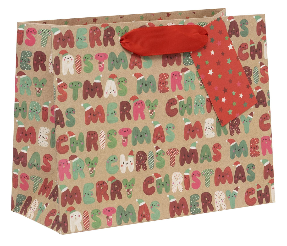 Cheerful Greetings Medium Landscape Gift Bag by Kate McFarlane