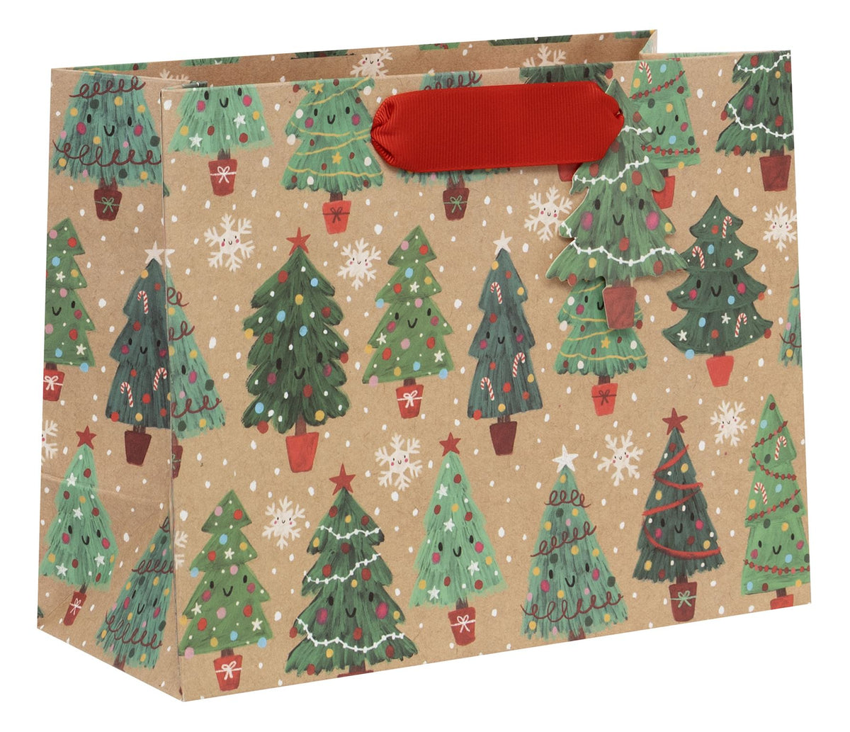 Happy Forest Medium Landscape Gift Bag by Kate McFarlane