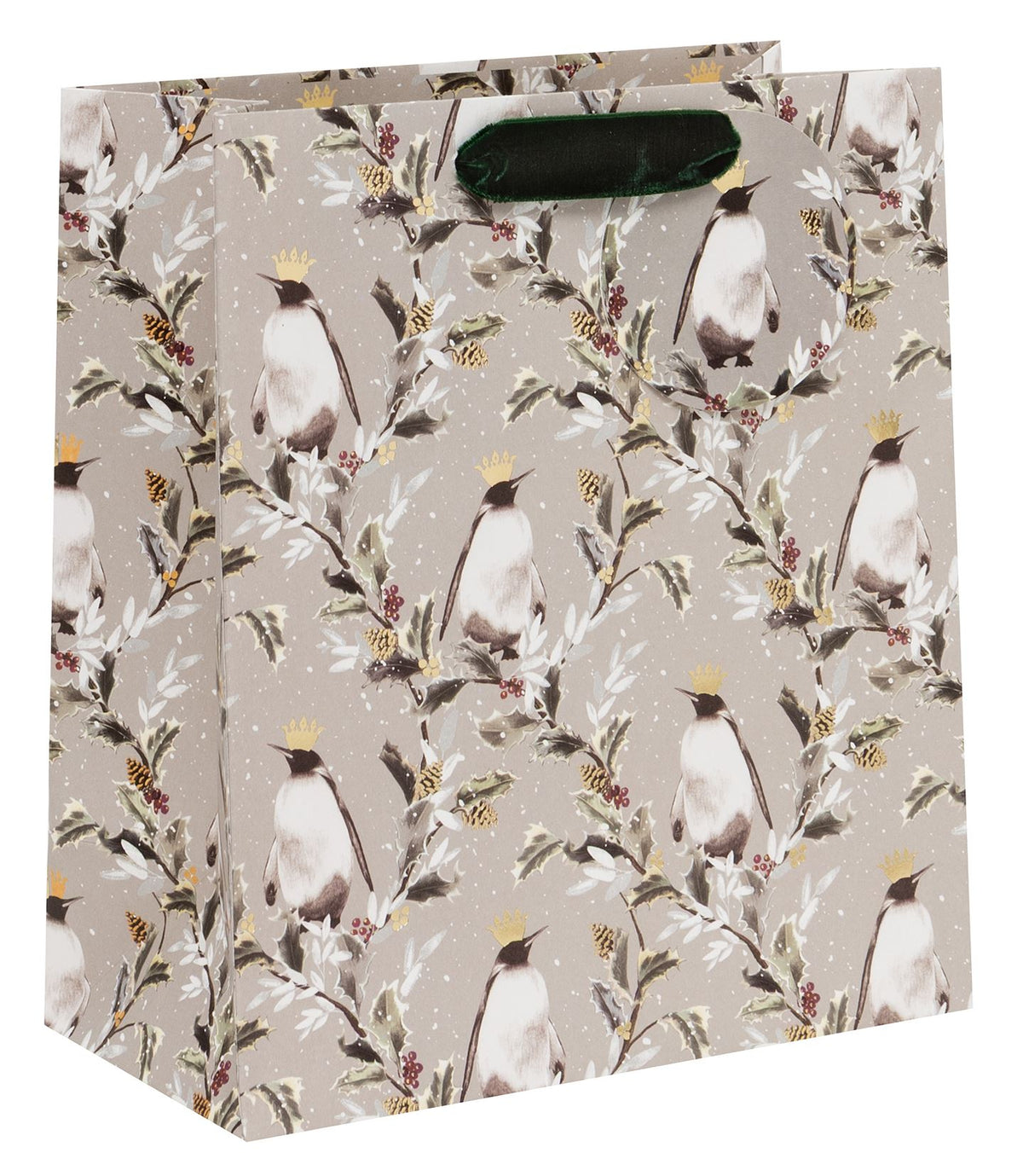 Crowned Emperor Medium Gift Bag by Stephanie Davies