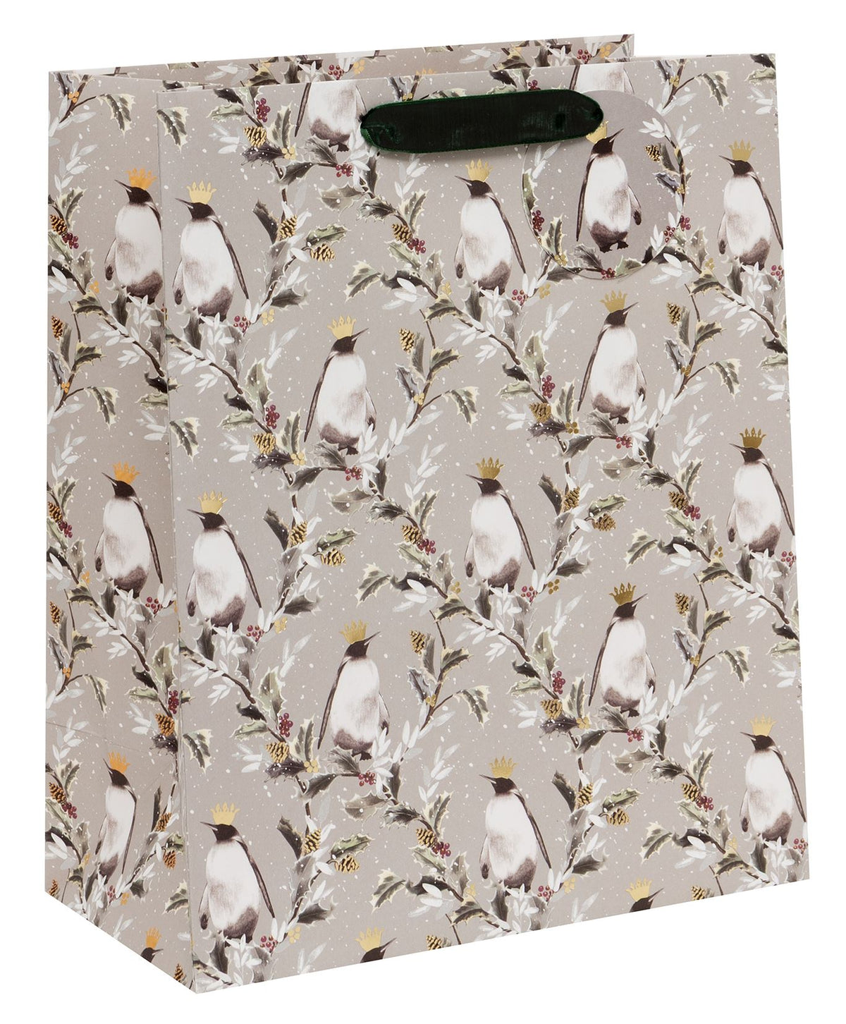 Crowned Emperor Large Gift Bag by Stephanie Davies