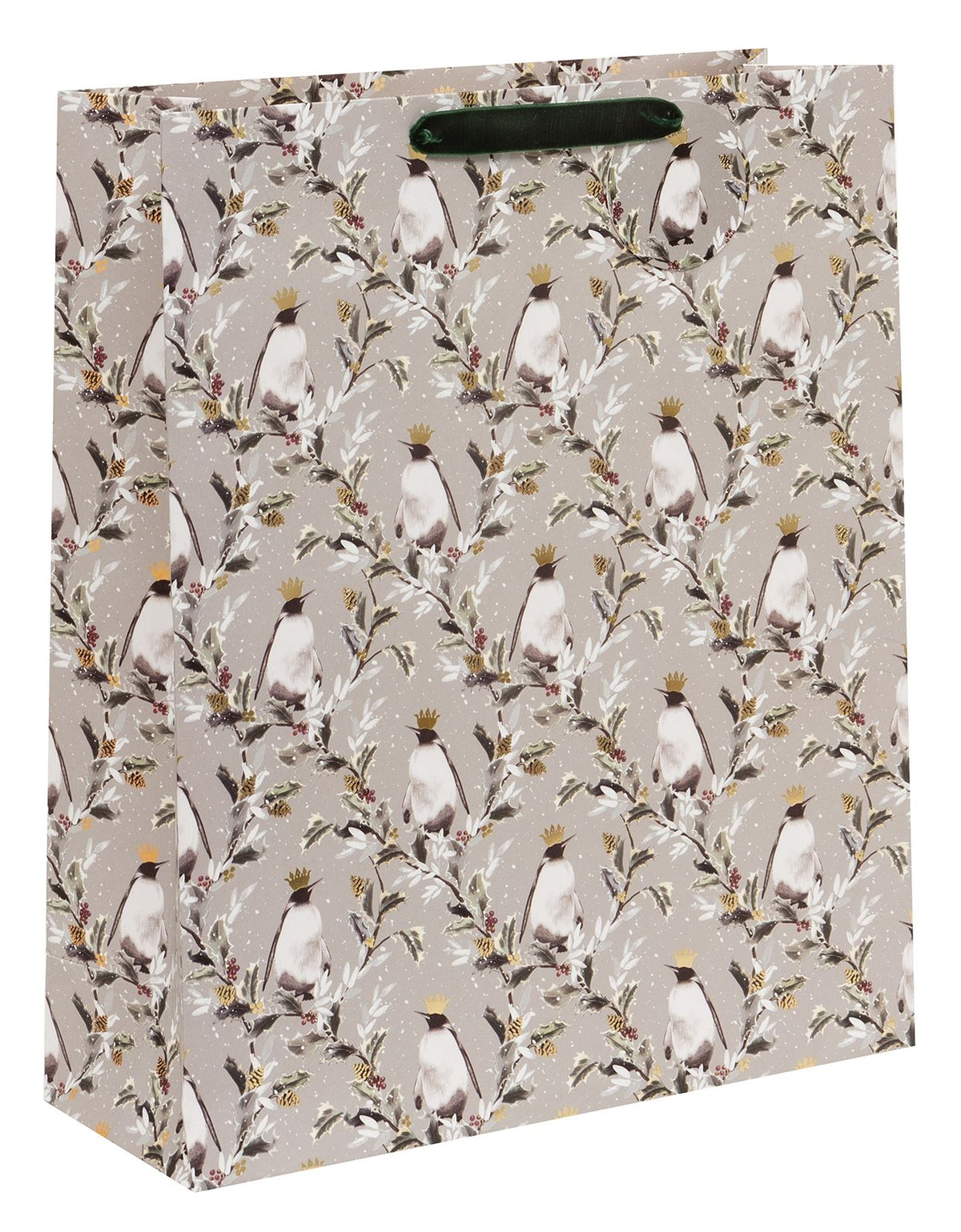 Crowned Emperor Extra Large Shopper Gift Bag by Stephanie Davies