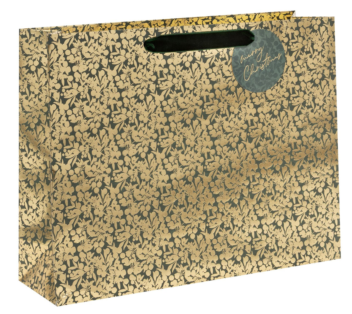 Gold Lace Large Landscape Gift Bag by Stephanie Davies