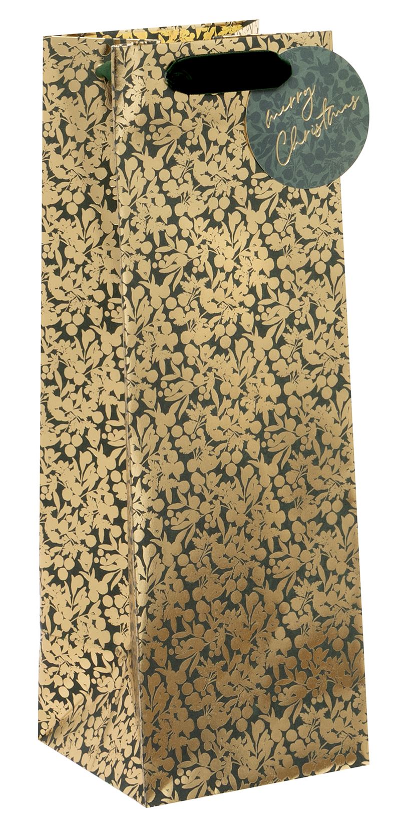 Gold Lace XL Bottle Gift Bag by Stephanie Davies