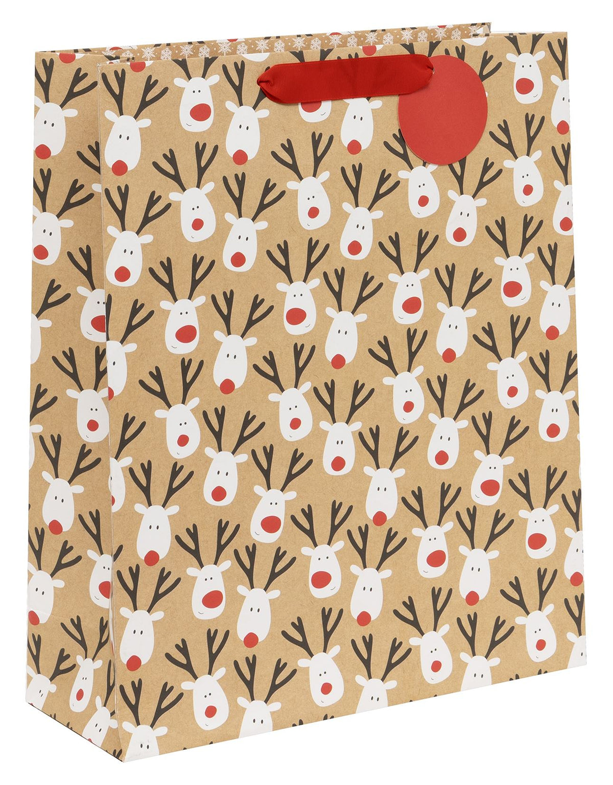 Reindeer Selfie Extra Large Shopper Gift Bag