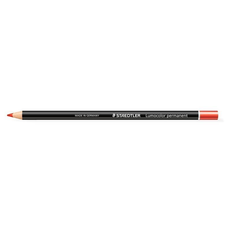 Staedtler Lumocolor Permanent Glasochrom Pencil 108 20 – Red