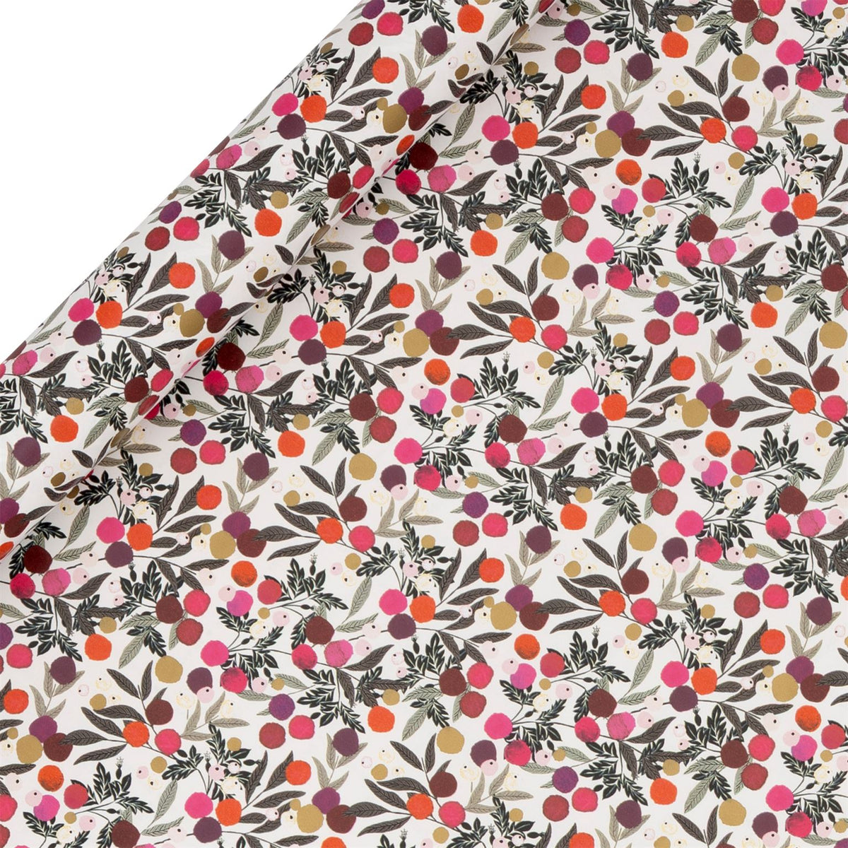 Berries Cream Wrapping Paper Roll (4m) by Stephanie Davies