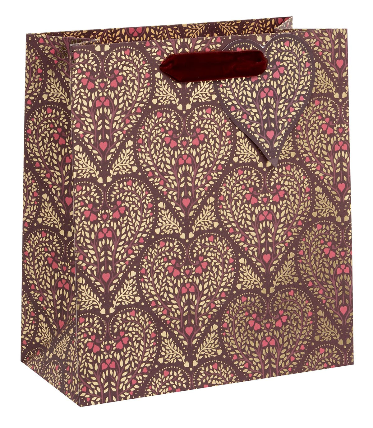 Filigree Hearts Medium Gift Bag by Stephanie Davies