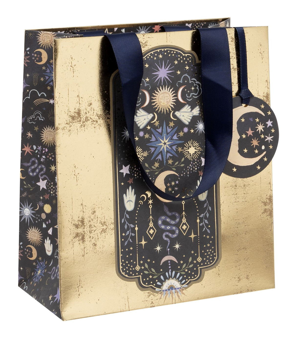 Gilded Moonspell Medium Gift Bag by Summer Thornton