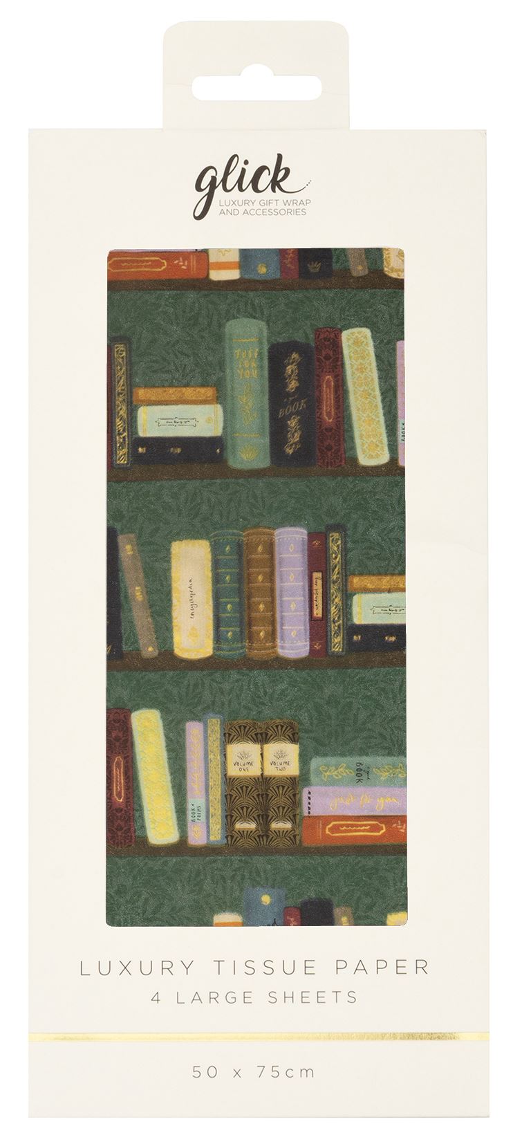 Book Club Patterned Tissue Paper (4 Sheets) by Stephanie Davies