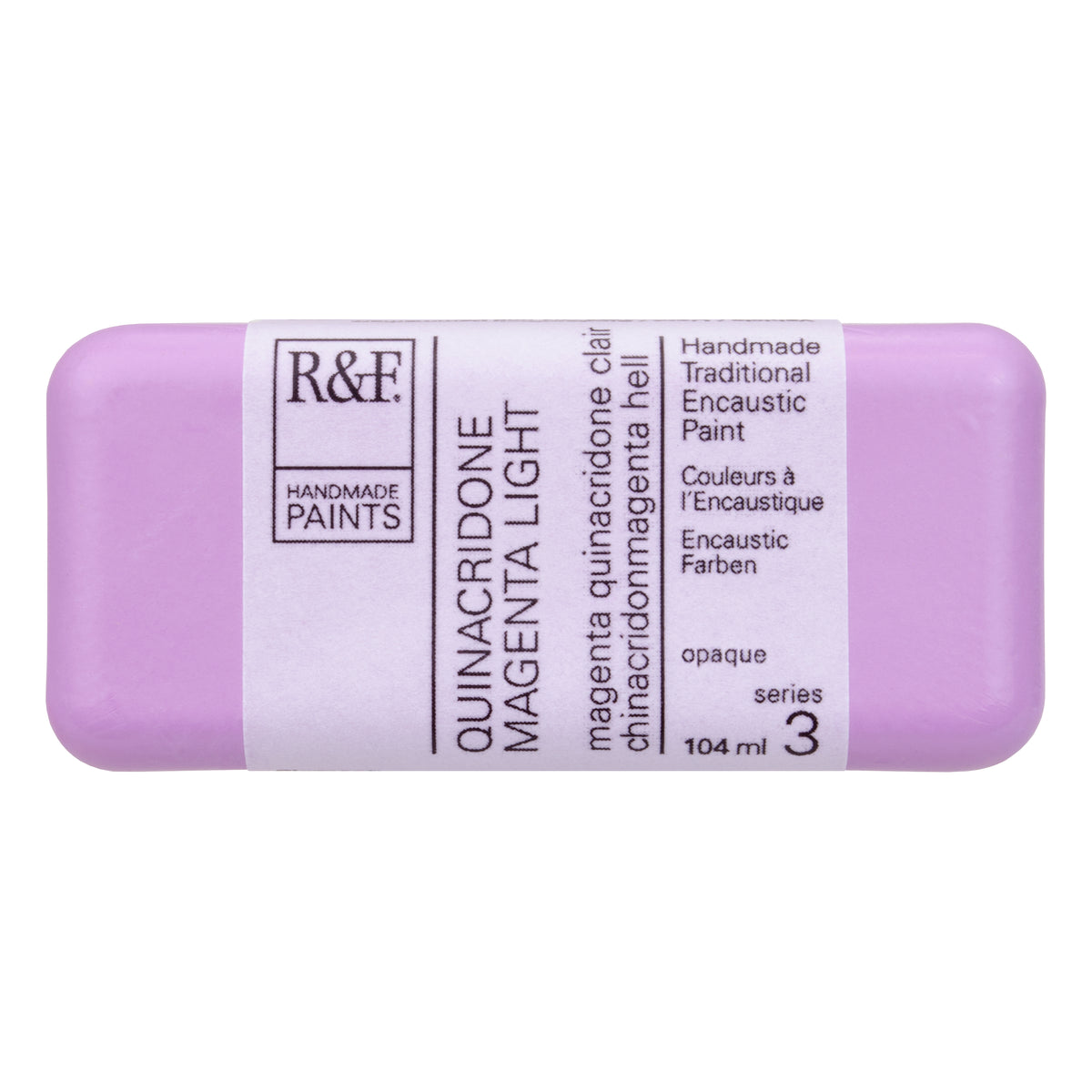 R&F Encaustic Paint 104ml – Quinacridone Magenta Light