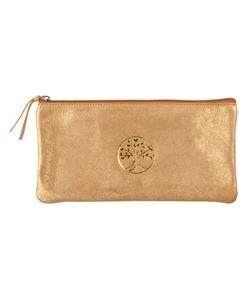Inspire- clairefontaine pencil pouch gold, genuine leather