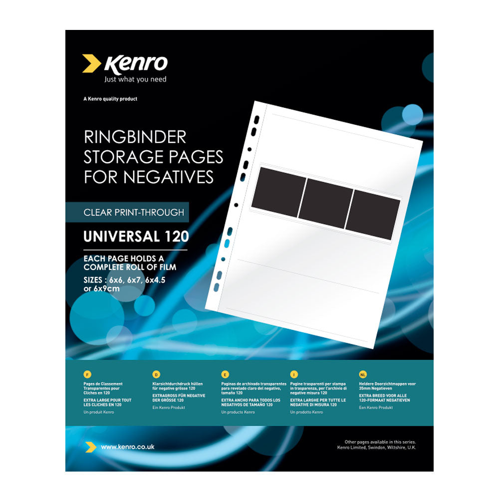 Kenro 120 clear acetate negative page
