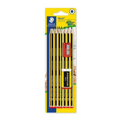 Staedtler Noris pencils blister of 10 with eraser and sharpener