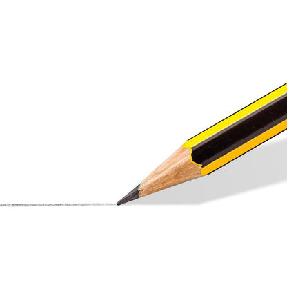 Staedtler Noris 122 HB pencils with eraser tip, blister of 3