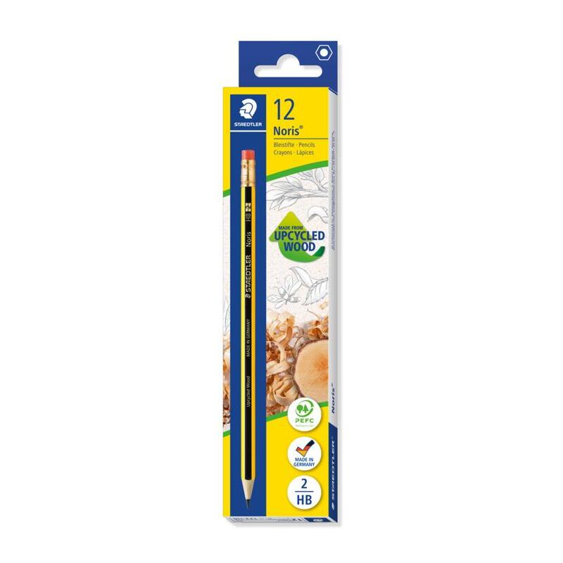 Staedtler Noris 122 HB pencil with eraser tip