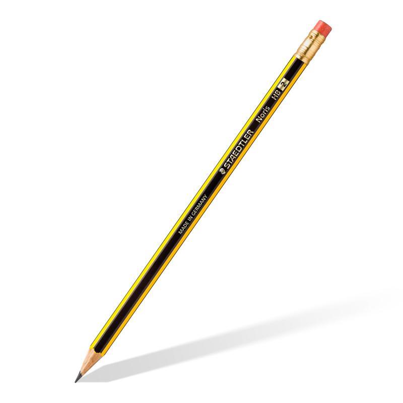 Staedtler Noris 122 HB pencil with eraser tip