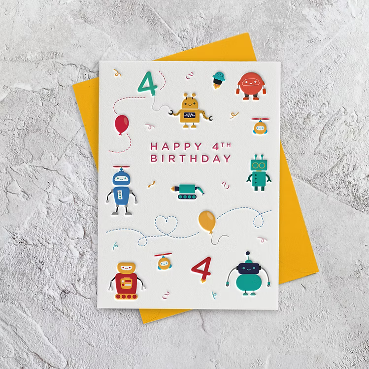 I'mPressed - Mini Milestones - Age 4 Robots