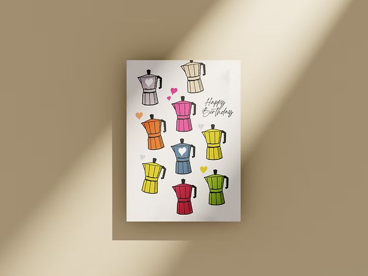 Dancing In The Rain - Happy Birthday, Coffee Pots