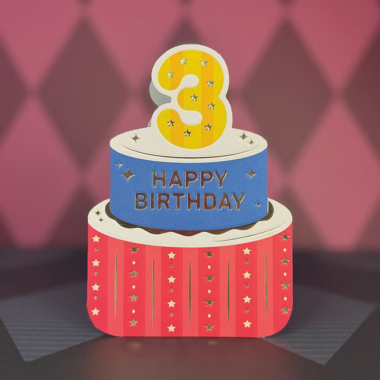 Taking Shape - Kid's Ages - Age 3 Cake