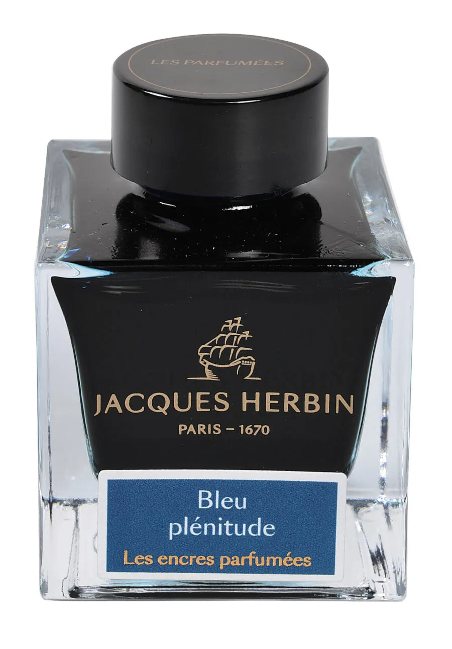 Jacques Herbin Scented Ink 50ml | Navy Blue / Bleu Plénitude